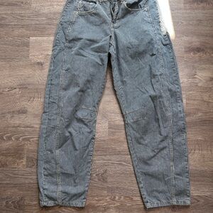 Hickory Striped Barrel Pants